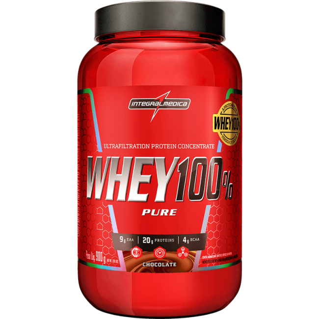 Whey Protein Concentrado Pote 900g - Integralmedica