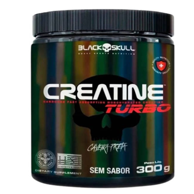 Creatina Turbo (300g) - Black Skull