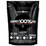 WHEY 100% HD REFIL BLACK SKULL - 900G (WPC, WPI E WPH)