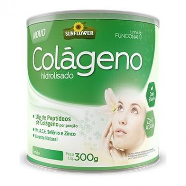 COLÁGENO SOLÚVE LIMÃO 300G - SUNFLOWER