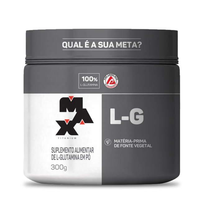 L -Glutamina 300G - Max Titanium 