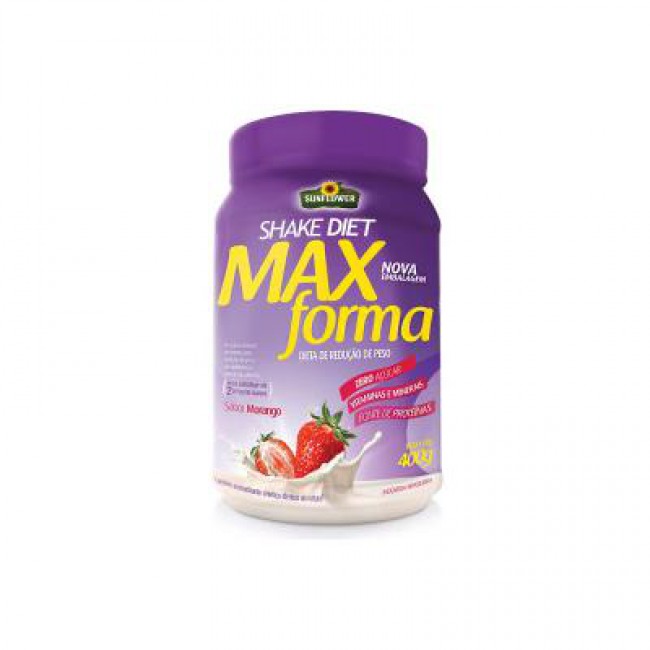 SHAKE DIET MAX FORMA MORANGO 400G- SUNFLOWER