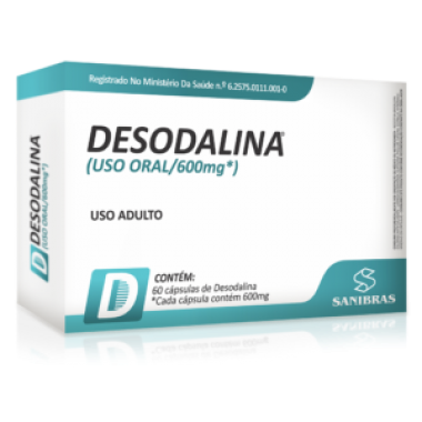 Desodalina 600mg 60 Cápsulas - Sanibr