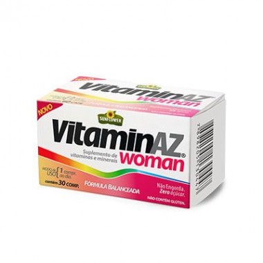 VITAMINAZ WOMAN - POLIVITAMÍNICO 30 COMPRIMIDOS 1500MG - SUNFLOWER